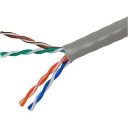 Cat5e Ethernet Bulk Cable Stranded 350Mhz UTP CM Copper 24AWG 1000ft