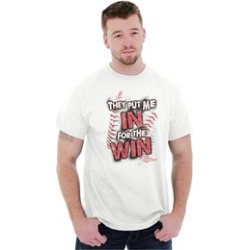 Put Me in For the Win Baseball Athletic Gym Tee T-Shirt