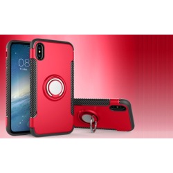 Hard Protective Hybrid Apple iPhone 8, iPhone X Case w/ Finger Ring