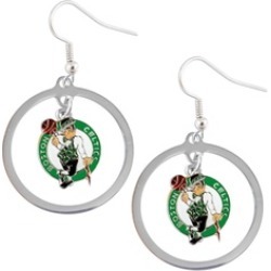 Sports Team Logo Hoop Logo Earring Set NBA Charm