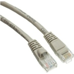Cablewholesale 10X8-02120 Cat6 Gray Ethernet Patch Cable, Snagless