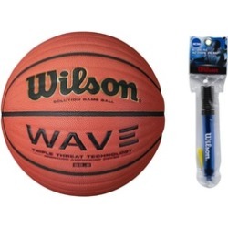 Wilson NCAA Indoor Game Basketball 28.5" w/ Inflation Pump