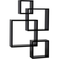 Intersecting Squares Floating Shelf Wall Mounted
