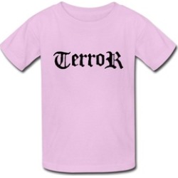 Dyong Adult Youth Funny Quotes Organic Cotton Terror Tee