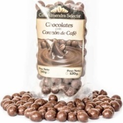Gourmet Coffee Beans covered with sweet chocolate 100% Arabica coffee