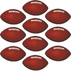 DDI 535127 Mini Football Cutouts Case of 24