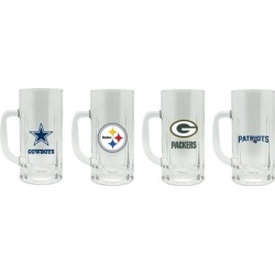 NFL Large Glass Beer Mug (20 Fl. Oz.)