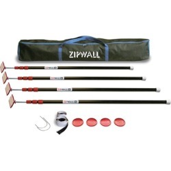 Zipwall 10 4-Pack Dust Barrier System