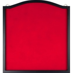 Dart Backboard with Solid Wood Frame & Red felt