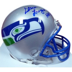 Autographed Steve Largent Seattle Seahawks Mini Helmet