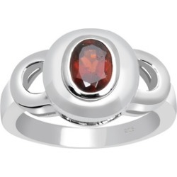 Orchid Jewelry 925 Sterling Silver 0.95 Carat Garnet Birthstone Ring