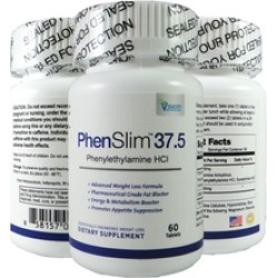 PhenSlim 37.5 - Fat Burner & Weight Loss Supplement 2 Pack