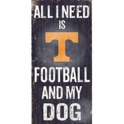 Fan Creations C0640 University Of Tennessee Football And My Dog Sign