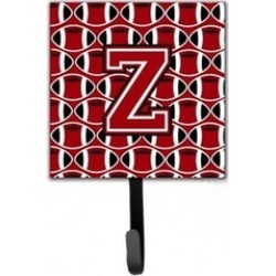 Carolines Treasures CJ1073-ZSH4 Letter Z Football Red Black & White Leash
