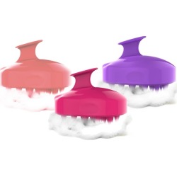 Hair Scalp Shampoo and Scalp Care Brush