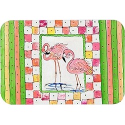 Carolines Treasures 8077-CMT Flamingo Kitchen Or Bath Mat