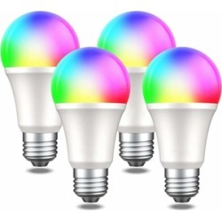 Smart Light Bulbs WiFi Dimmable Color Changing LED Lights Smart Home Bulbs 3 PACK in White