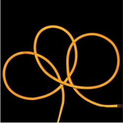 50" LED Yellow Neon Style Flexible Christmas Rope Light