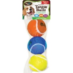FLP 8828 Bow Wow Pet Toy Tennis Ball - 3 Pack Pack Of 26