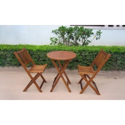 Bistro Hardwood Set (3-Piece)