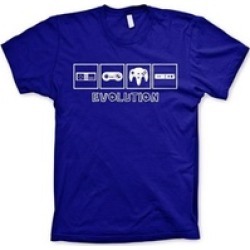 Evolution of Gaming Tshirt Funny Shirts Video Game Shirt