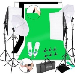 Photo Studio Soft Light Box Non Woven Fabrics & Light/Background Stand