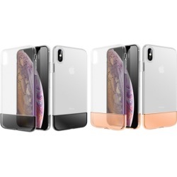 Translucent Soft And Hard Case Contrast Design Shockproof for iPhone X XR XS Max