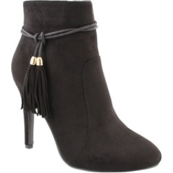 Moca Women's Ankle Booties With Tassel Charm