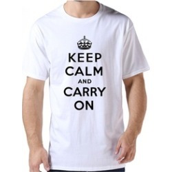 Ywzep Keep Calm And Carry Ons Adult Tee