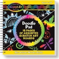 Melissa & Doug Scratch Art Doodle Pad With 16 Scratch-Art Boards