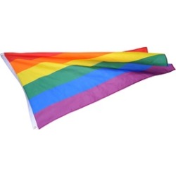 3x5 FT Polyester Rainbow Pride LGBT Flag with 2 Grommets