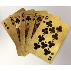 Gold Foil Playing Card