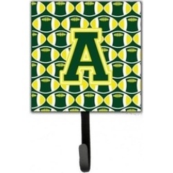 Carolines Treasures CJ1075-ASH4 Letter A Football Green & Yellow Leash
