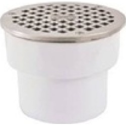 Zurn 173220 Floor Drain Adjustable 3 in. X 4 in. Pvc Hub