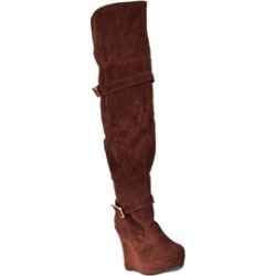 Riverberry Women's 'Charli' Over-the-knee Platform Boots, Tobacco