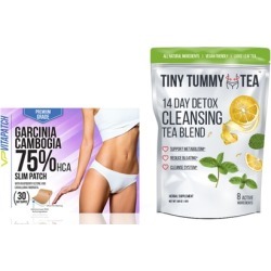 Tiny Tummy Tea and VitaPatch Garcinia Cambogia Patch (1- or 2- Pack)