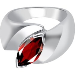 Orchid Jewelry 925 Sterling Silver 1 4/5 Carat Garnet Birthstone Ring