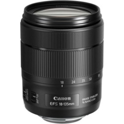 Canon EF-S 18-135mm f/3.5-5.6 Image Stabilization USM Lens (Black)