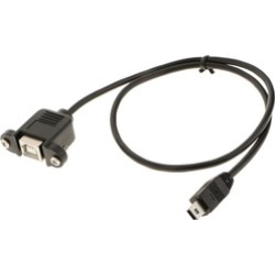 Cables To Go 28067 1.5Ft Usb 2.0 A Female To B Male Panel Mount Cable