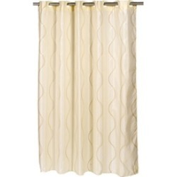 Carnation Home Fashions EZ-ON Bristol Polyester Shower Curtain