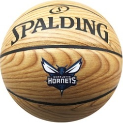 Spalding Basketball Size 7 NBA Charlotte Hornets Woodgrain
