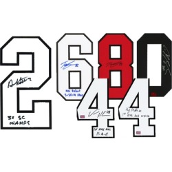 Chicago Blackhawks NHL Authentic Autographed Jersey Numbers
