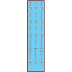 Beistle - 50378-S - Metallic Star Bead Curtain