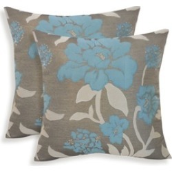 Essentials 19-63048SLT Rosemary Silken Jacquard Floral Toss Pillow