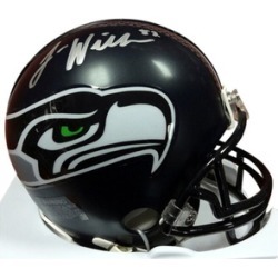 Autographed Luke Willson Seattle Seahawks Mini Helmet
