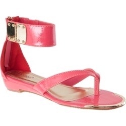 Riverberry Women's 'Lottie' Ankle Strap Sandals, Coral