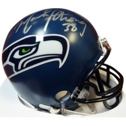 Autographed Mack Strong Seattle Seahawks Mini Helmet