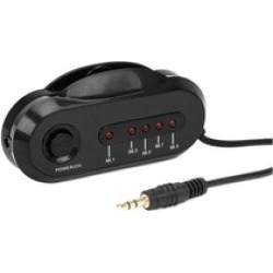 Black Wireless FM Transmitter For Car Or Home Stereo