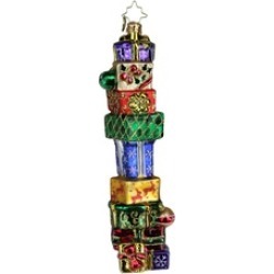 7.5" Christopher Radko "Mile High Miracles" Hanging Christmas Ornament