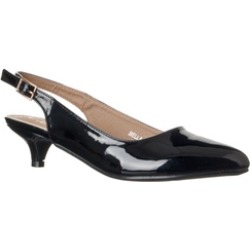 Riverberry Women's Bella Pointed Toe Sling Back Low-Height Pump Heels
